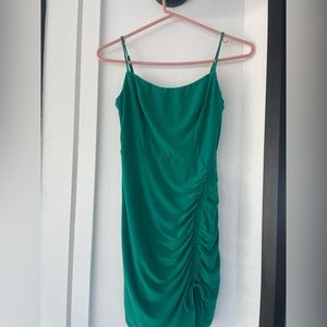 Green cocktail dress